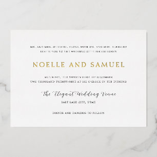 Simple Elegant Wedding