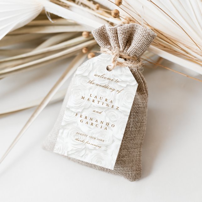 Simple Elegant Wedding Favour Gift Tags (Creator Uploaded)