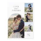 Simple Elegant Wedding Photo Collage