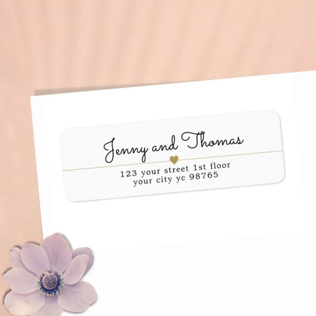 Simple Elegant White Gold Heart Line Wedding (Creator Uploaded)