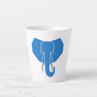 Simple Elephant Latte Mug