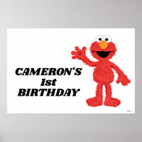 Simple Elmo 1st Birthday