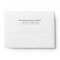 Simple Emerald Green Return Address Lined Envelope