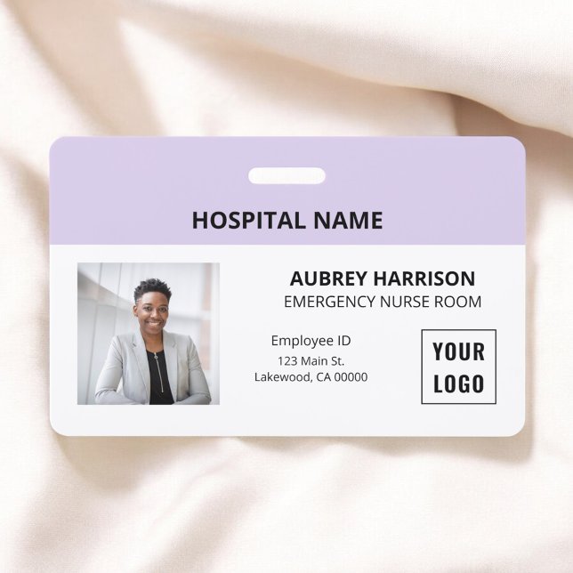Simple Essential Medical Photo ID ID Badge (Creator Uploaded)