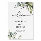 Simple Eucalyptus Greenery Wedding Welcome