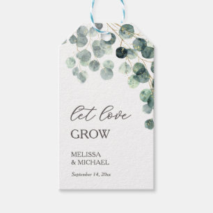 Simple Eucalyptus Leave  Wedding  Gift Tags