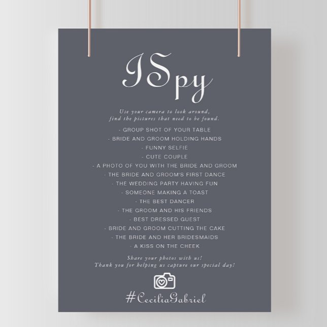 Simple Evening Boho I Spy Wedding Game (Creator Uploaded)