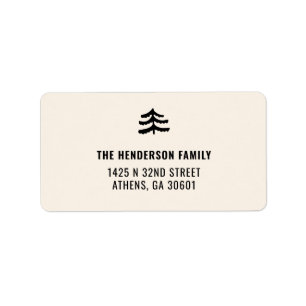 Simple Evergreen Address Labels