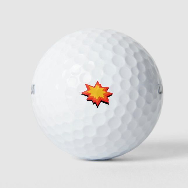 Simple Explosion Golf Balls (Front)
