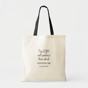 Simple Faith in God Bible Verse Tote Bag