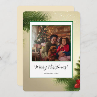 Simple Family Christmas Merry Christmas Holidays Holiday Card