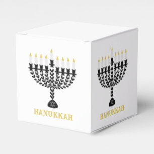 Simple Festival of Lights Menorah Hanukkah  Favour Box