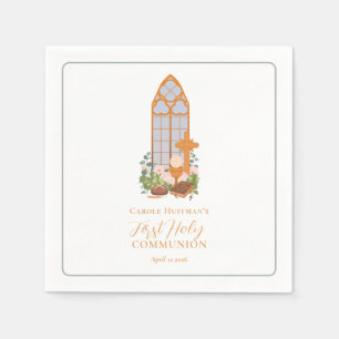 Simple First Holy Communion Eucharist Napkin