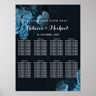 Simple Flora Gold Geometric Frame  Poster