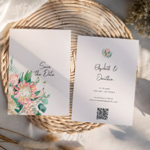 Simple Floral Eucalyptus Pampas Grass Protea