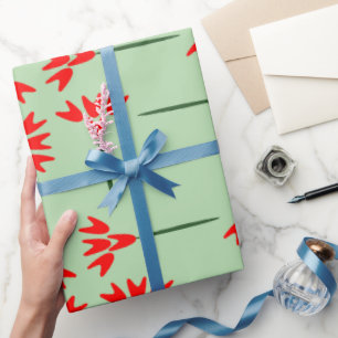 Simple Floral Pattern Wrapping Paper