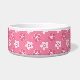  simple floral solid pink pattern retro small flow