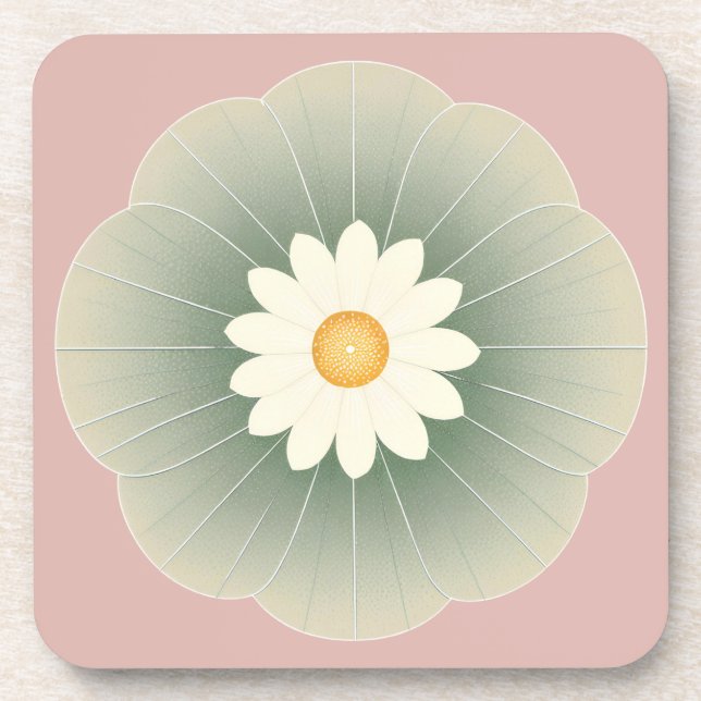 Simple Flower Coaster (Front)