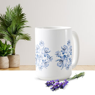 Simple Flower Design Mug