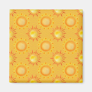 Simple Flower Drawings Magnet