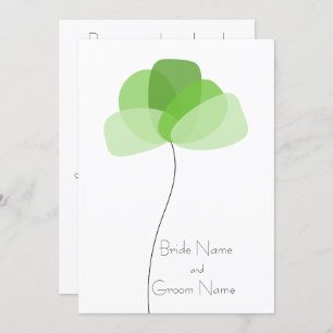 Simple flower Invitation