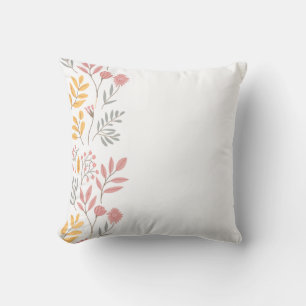 simple flower pillow cushion