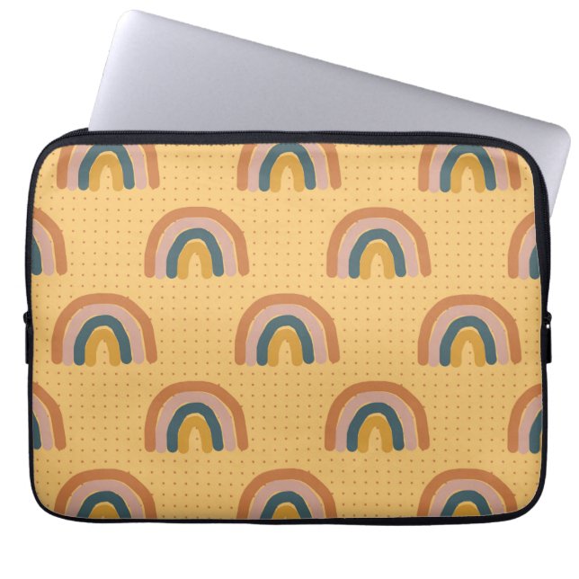Simple Flower Tattoos Laptop Sleeve (Front)