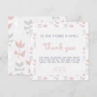 Simple flowers baby shower soft pastel