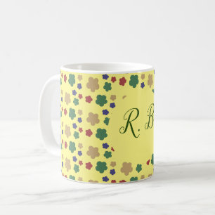 Simple flowers coffee mug