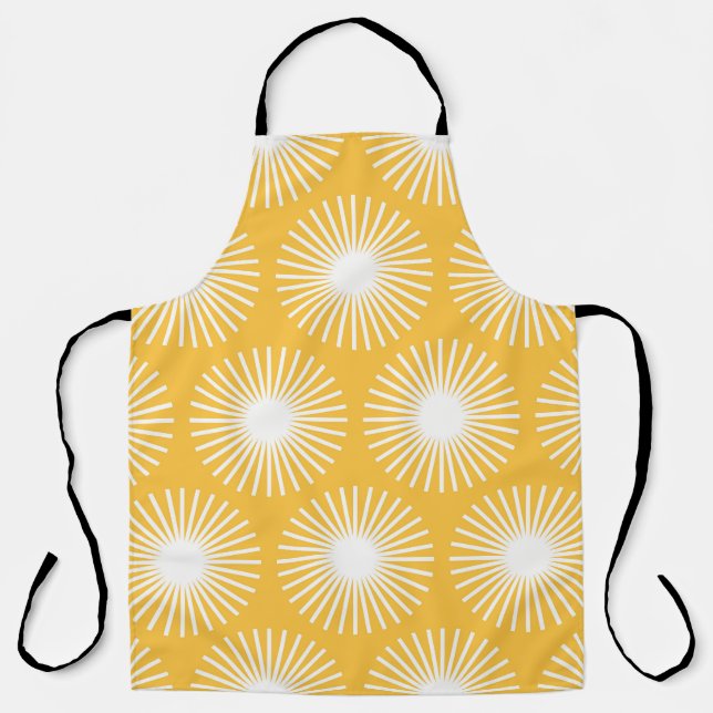 Simple flowers: Scandinavian seamless design. Apron (Front)