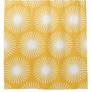 Simple flowers: Scandinavian seamless design. Shower Curtain