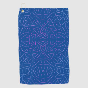 Simple Flutter Blue     Golf Towel