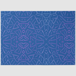 Simple Flutter Blue Tissue Paper