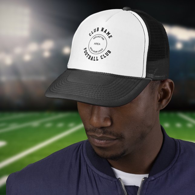 Simple Football Club Name Logo  Trucker Hat (Creator Uploaded)