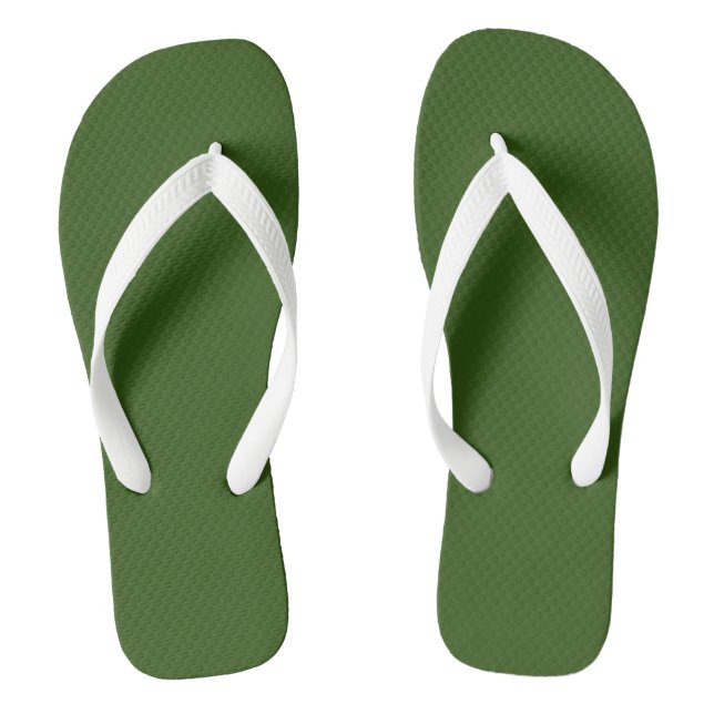 Simple Forest Green Authority® Jandals (Footbed)