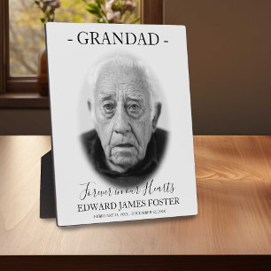 Simple Forever in our Hearts Memorial Relative Plaque