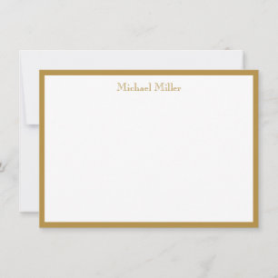 Simple Frame Masculine, Gold Card