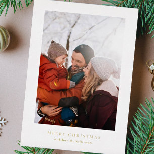 simple framed photo collage merry christmas
