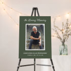Simple Funeral Photo Sympathy Memorial