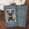 Simple Funeral Photo Sympathy Memorial Prayer Card