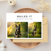 Simple Funny Dog 2 Photo Nailed It Christmas