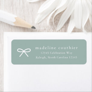 Simple Gender Neutral Shower Return Address