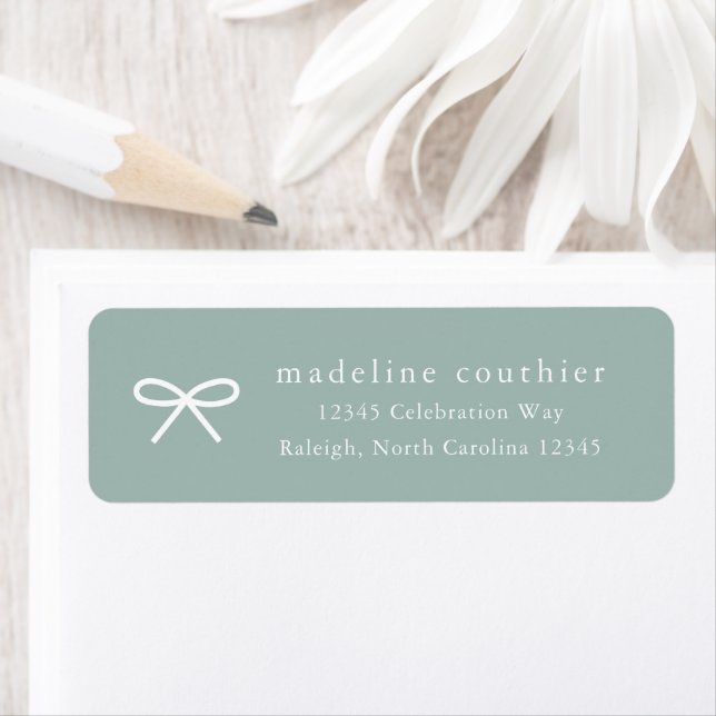Simple Gender Neutral Shower Return Address (Insitu)