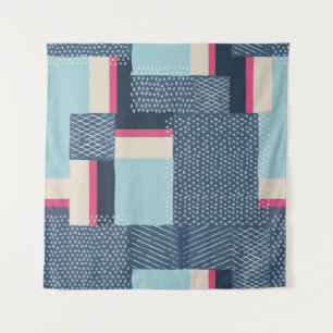 Simple Geometric Brush Strokes: Colour Block Tapestry