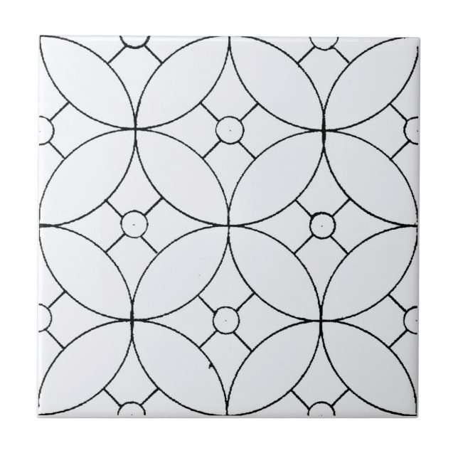 Simple Geometric Pattern Tile (Front)