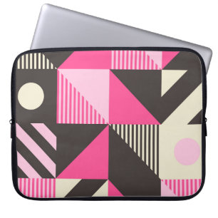Simple Geometric Scandinavian Artwork Laptop Sleeve