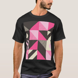 Simple Geometric Scandinavian Artwork T-Shirt