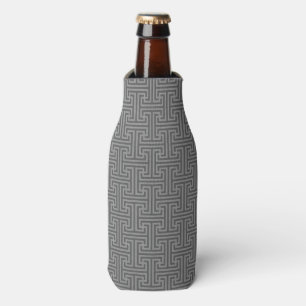 Simple geometric shapes bottle cooler