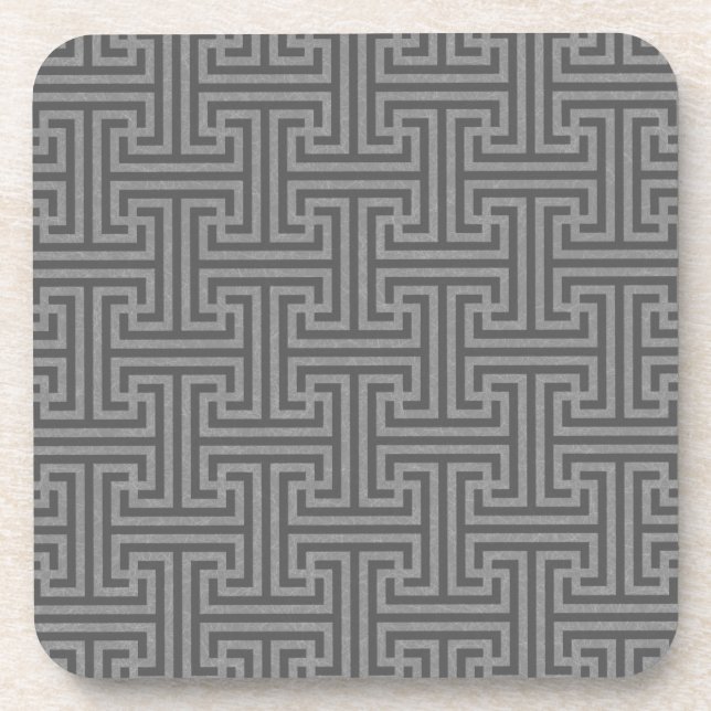 Simple geometric shapes coaster (Front)