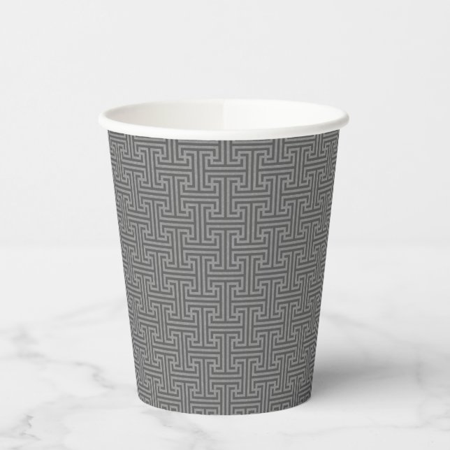 Simple geometric shapes paper cups (Left)